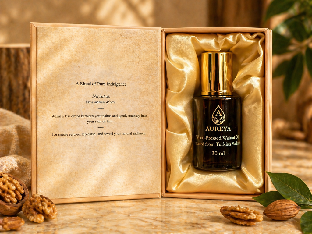 Aureya Walnut Oil – 100% Pure Wood-Pressed Oil